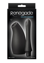 Load image into Gallery viewer, Renegade Deluxe Cleanser Silicone Anal Douche - Black
