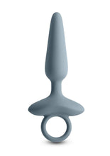 Load image into Gallery viewer, Renegade Maverick Rechargeable Silicone Anal Plug - Gray/Grey
