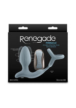 Load image into Gallery viewer, Renegade Pinnacle Rechargeable Silicone Prostate Stimulator - Gray/Grey

