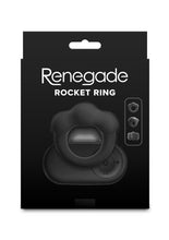 Load image into Gallery viewer, Renegade Rocket Ring Rechargeable Silicone Cock Ring and Ball Stretcher with Remote Control
