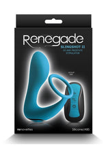 Load image into Gallery viewer, Renegade Slingshot II Rechargeable Silicone Cock Ring and Prostate Plug with Remote Control - Teal
