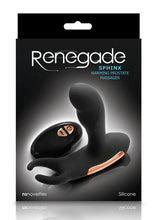 Load image into Gallery viewer, Renegade Sphinx Rechargeable Silicone Warming Prostate Massager with Remote Control - Black
