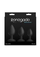 Load image into Gallery viewer, Renegade Triple Ace Silicone Anal Plugs Kit

