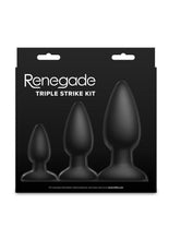Load image into Gallery viewer, Renegade Triple Strike Silicone Anal Plug Kit
