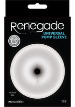 Load image into Gallery viewer, Renegade Universal Pump Sleeve - Anal - Clear
