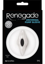Load image into Gallery viewer, Renegade Universal Pump Sleeve - Vagina - Clear
