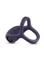 Load image into Gallery viewer, Renegade Valiant Rechargeable Silicone Cock and Ball Ring - Gray/Grey
