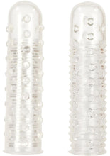 Load image into Gallery viewer, Reversible Texture Penis Extender and Masturbator - Clear
