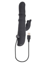 Load image into Gallery viewer, Ringmaster Rechargeable Silicone Rabbit Vibe Ring
