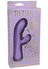 Load image into Gallery viewer, Ritual Aura Rechargeable Silicone Rabbit Vibrator - Purple
