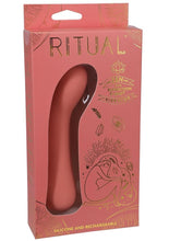 Load image into Gallery viewer, Ritual Zen Rechargeable Silicone G-Spot Vibrator - Orange
