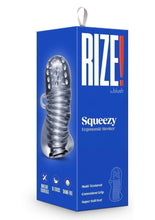 Load image into Gallery viewer, Rize Squeezy Dual End Masturbator - Clear
