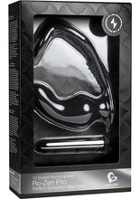 Load image into Gallery viewer, RO-Zen Pro Rechargeable Silicone Cock Ring with Vibrating Butt Plug - Black
