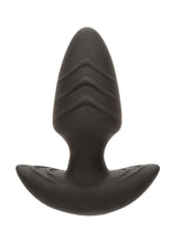 Load image into Gallery viewer, Rock Bottom Vibrating Rotating Probe Rechargeable Silicone Anal Vibrator - Black
