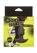 Load image into Gallery viewer, Rock Bottom Vibrating Thrusting Probe Rechargeable Silicone Anal Vibrator - Black
