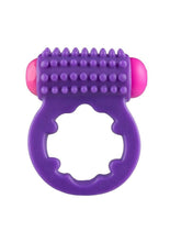 Load image into Gallery viewer, Rock Candy Sugar Buzz Vibrating Cock Ring - Purple
