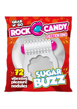 Load image into Gallery viewer, Rock Candy Sugar Buzz Vibrating Cock Ring - White
