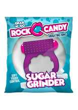 Load image into Gallery viewer, Rock Candy Sugar Grinder Vibrating Cock Ring - Purple
