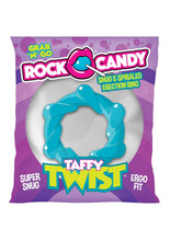 Load image into Gallery viewer, Rock Candy Taffy Twist Cock Ring - Blue
