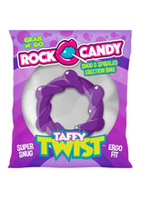 Load image into Gallery viewer, Rock Candy Taffy Twist Cock Ring - Purple
