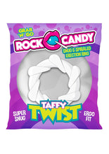 Load image into Gallery viewer, Rock Candy Taffy Twist Cock Ring - White
