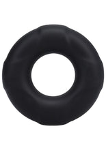 Load image into Gallery viewer, Rock Solid Lifesaver Silicone Cock Ring - Black
