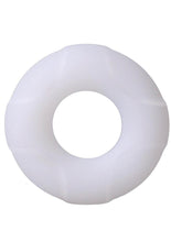 Load image into Gallery viewer, Rock Solid Lifesaver Silicone Cock Ring - White
