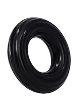 Load image into Gallery viewer, Rock Solid Ribbed Donut Silicone Cock Ring
