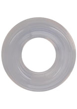 Load image into Gallery viewer, Rock Solid Ribbed Donut Silicone Cock Ring - Clear
