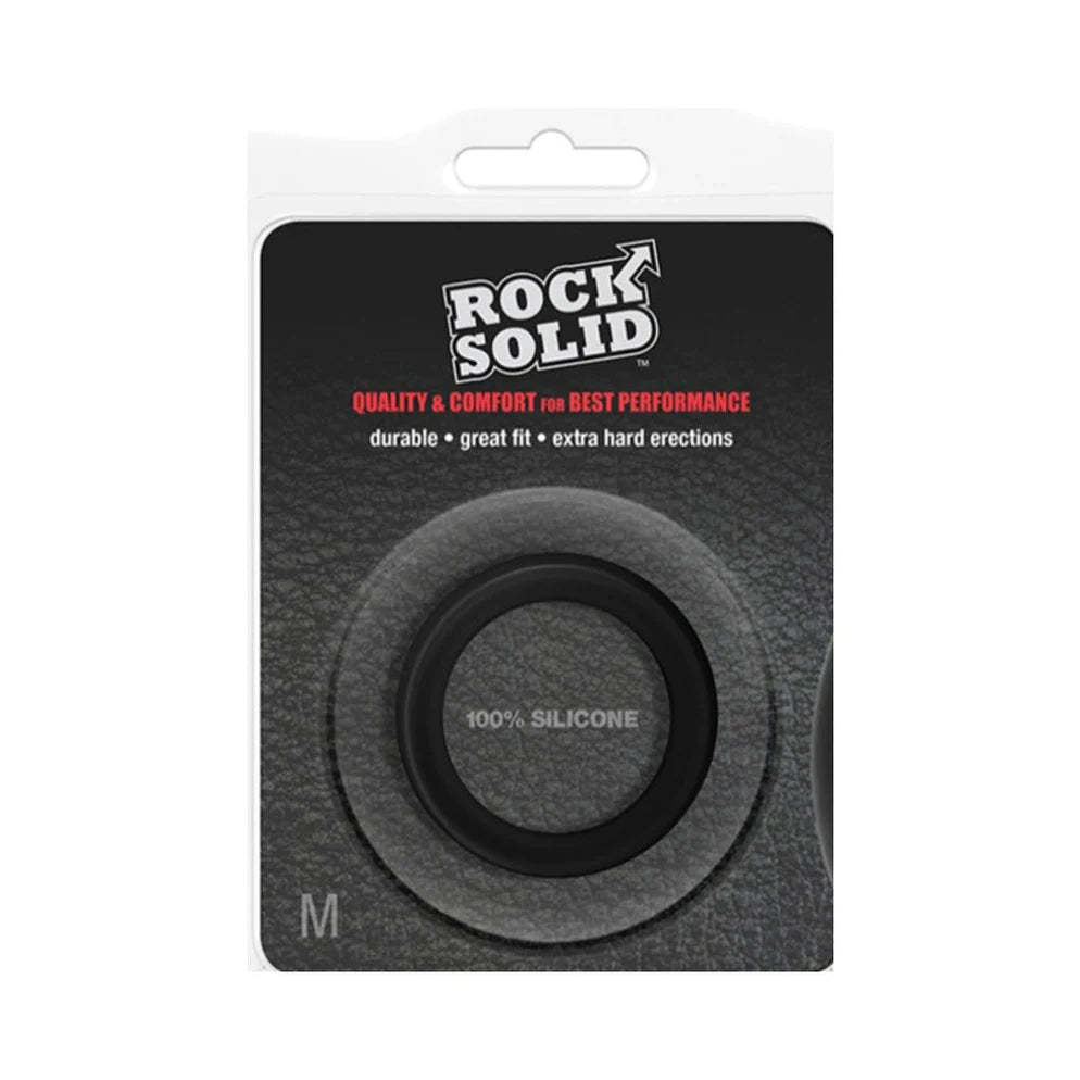 ROCK SOLID The Silicone Collar - Medium (Black)