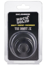Load image into Gallery viewer, Rock Solid The 2x Donut Cock Ring - Clear - XXLarge
