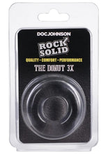 Load image into Gallery viewer, Rock Solid The 3x Donut Cock Ring - Clear - 3XLarge
