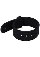 Load image into Gallery viewer, Rock Solid The Belt Adjustable Silicone Cock Ring - Black
