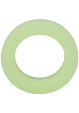 Load image into Gallery viewer, Rock Solid The Big O Glow In The Dark Silicone Cock Ring - Glow In The Dark/Green
