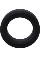 Load image into Gallery viewer, Rock Solid The Big O Silicone Cock Ring - Black

