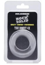 Load image into Gallery viewer, Rock Solid The Donut 4x Cock Ring - Clear - 4XLarge
