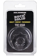 Load image into Gallery viewer, Rock Solid The Gear Cock Ring - Clear
