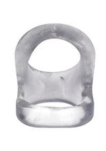 Load image into Gallery viewer, Rock Solid The Hoist Dual Cock Ring - Clear
