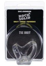Load image into Gallery viewer, Rock Solid The Hoist Dual Cock Ring - Clear
