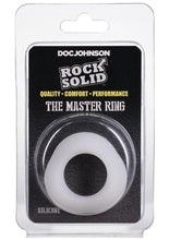 Load image into Gallery viewer, Rock Solid The Master Ring Silicone Cock Ring - White

