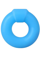 Load image into Gallery viewer, Rock Solid The Mega Ring Glow In The Dark Silicone Cock Ring - Blue/Glow In The Dark
