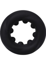Load image into Gallery viewer, Rock Solid The Twist Silicone Cock Ring - Black
