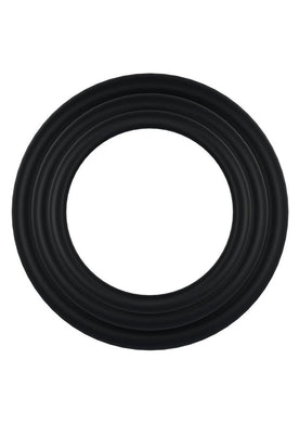 Rock Solid Tri-Pack Rubber Gasket Cock Ring - Black
