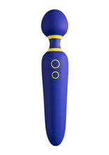 Load image into Gallery viewer, Romp Flip Rechargeable Silicone Wand Massager - Blue
