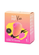 Load image into Gallery viewer, Romp Kiss Rechargeable Silicone Clitoral Stimulator - Pink/Yellow

