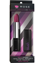 Load image into Gallery viewer, Rose Lipstick Vibrator - Black
