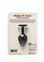 Load image into Gallery viewer, Roses Til Dawn Silicone Butt Plug
