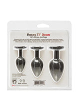 Load image into Gallery viewer, Roses Til Dawn Silicone Butt Plug
