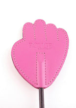 Load image into Gallery viewer, Rouge Fifty Times Hotter Leather Hand Riding Crop
