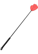 Load image into Gallery viewer, Rouge Fifty Times Hotter Leather Hand Riding Crop - Red
